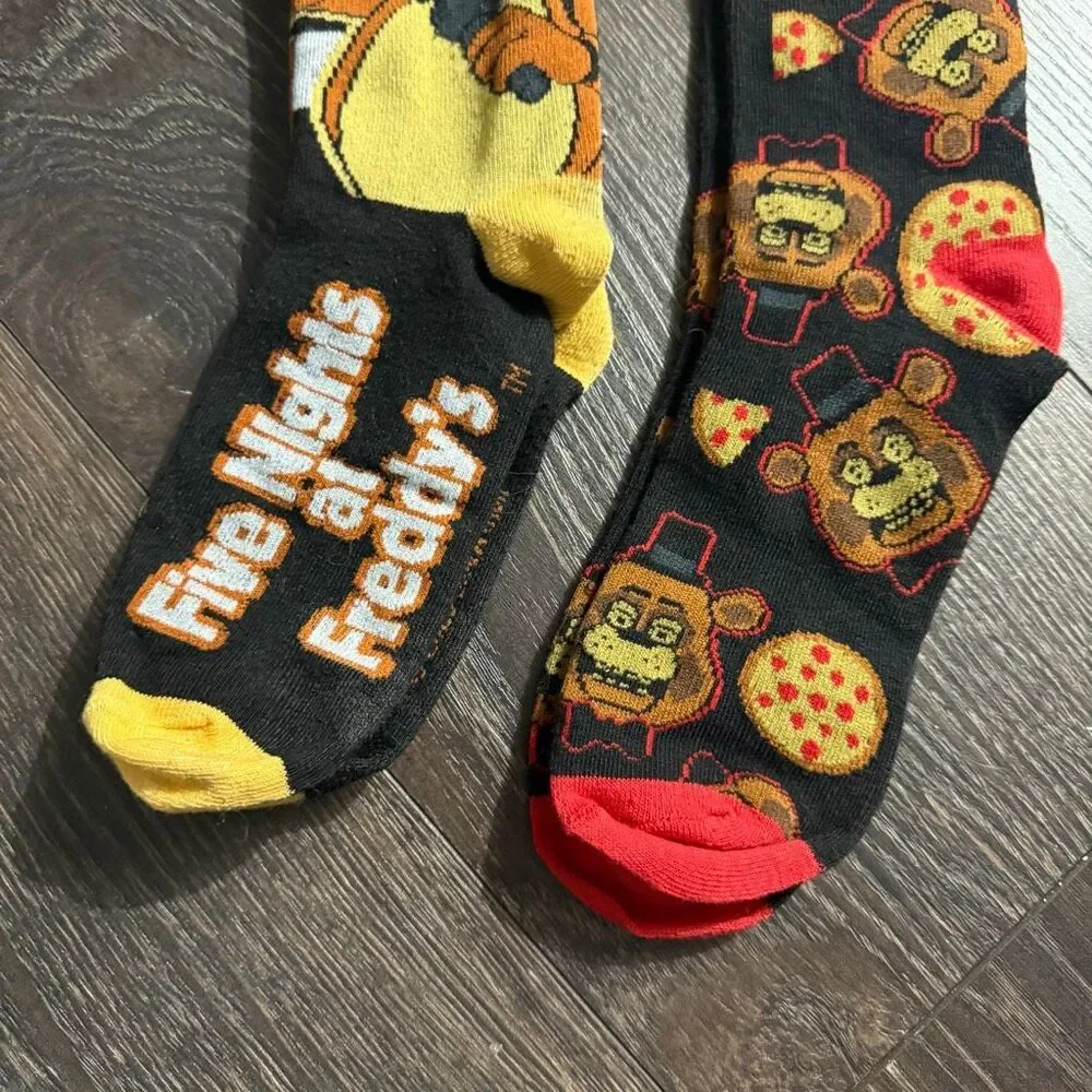 Five Nights at Freddy’s One Size Crew Socks New